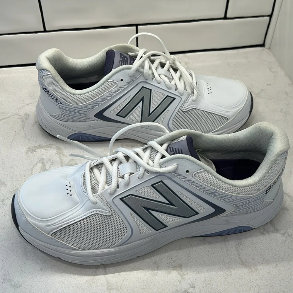 NIB New Balance 847 V3 | White & Grey Walking Shoes Sneakers